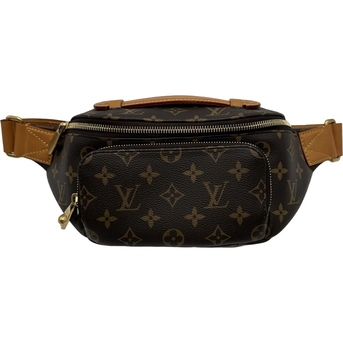 LOUIS VUITTON RUSH BUM BAG WAIST BAG: LOUIS VUITTON Rush Bum Bag Waist bag Brand: LOUIS VUITTON Type/Style: Waist bag Material: Monogram canvas Color: Brown Size: W11.8 x H5.9x D3.1inch Accessories: None Accessories Notice: When
