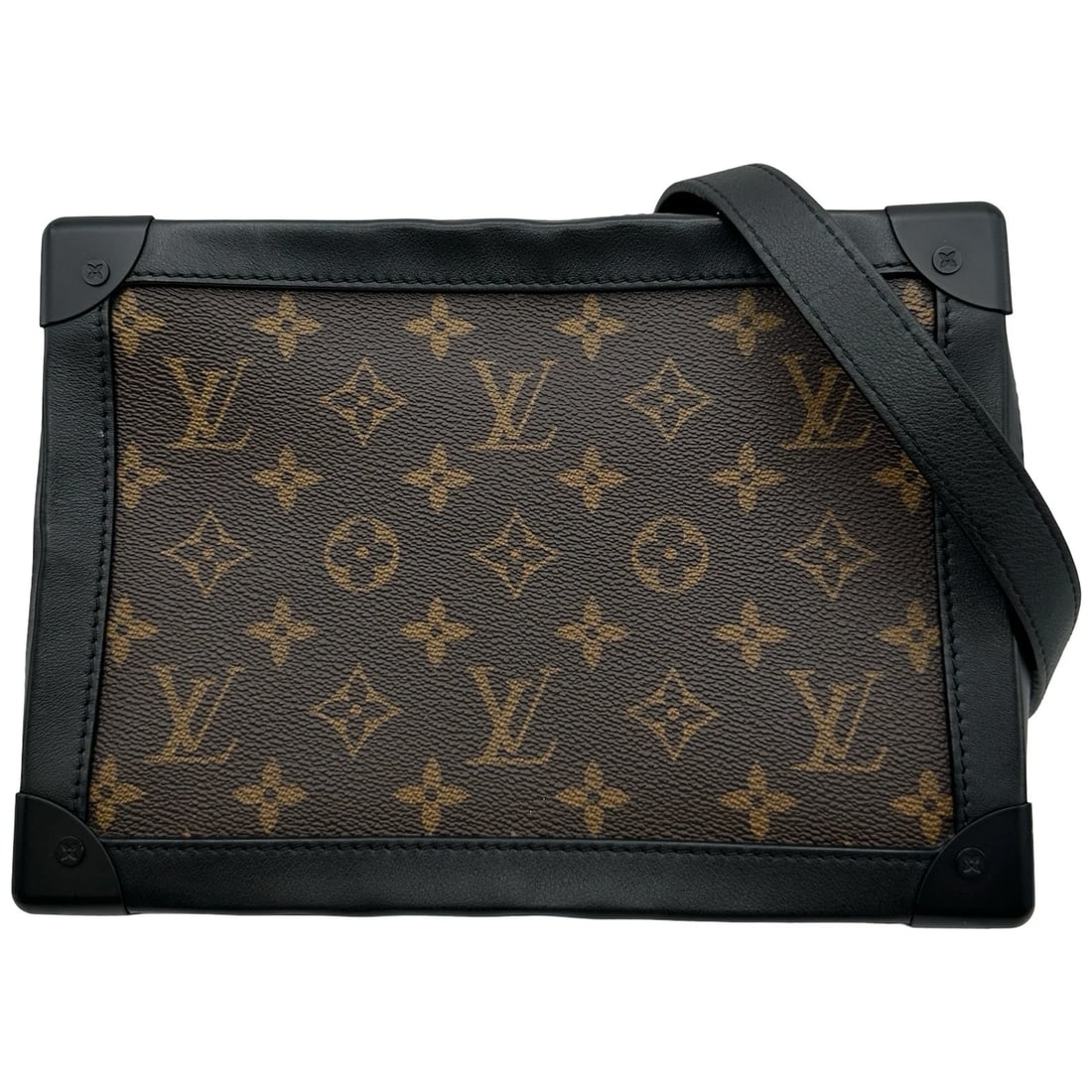 LOUIS VUITTON SOFT TRUNK SHOULDER BAG: LOUIS VUITTON Soft Trunk Shoulder Bag Brand: LOUIS VUITTON Type/Style: Shoulder Bag Material: Monogram Solar Rei Color: Brown Size: W9.4 x H6.7x D3.5inch Accessories: None Accessories Notice: When
