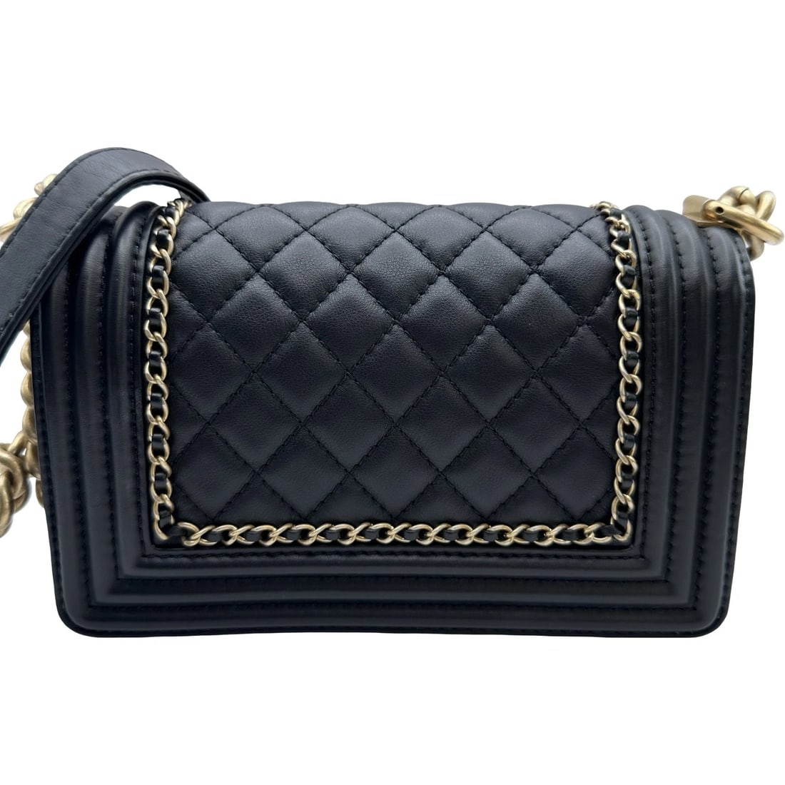 CHANEL BOY SHOULDER BAG - 3