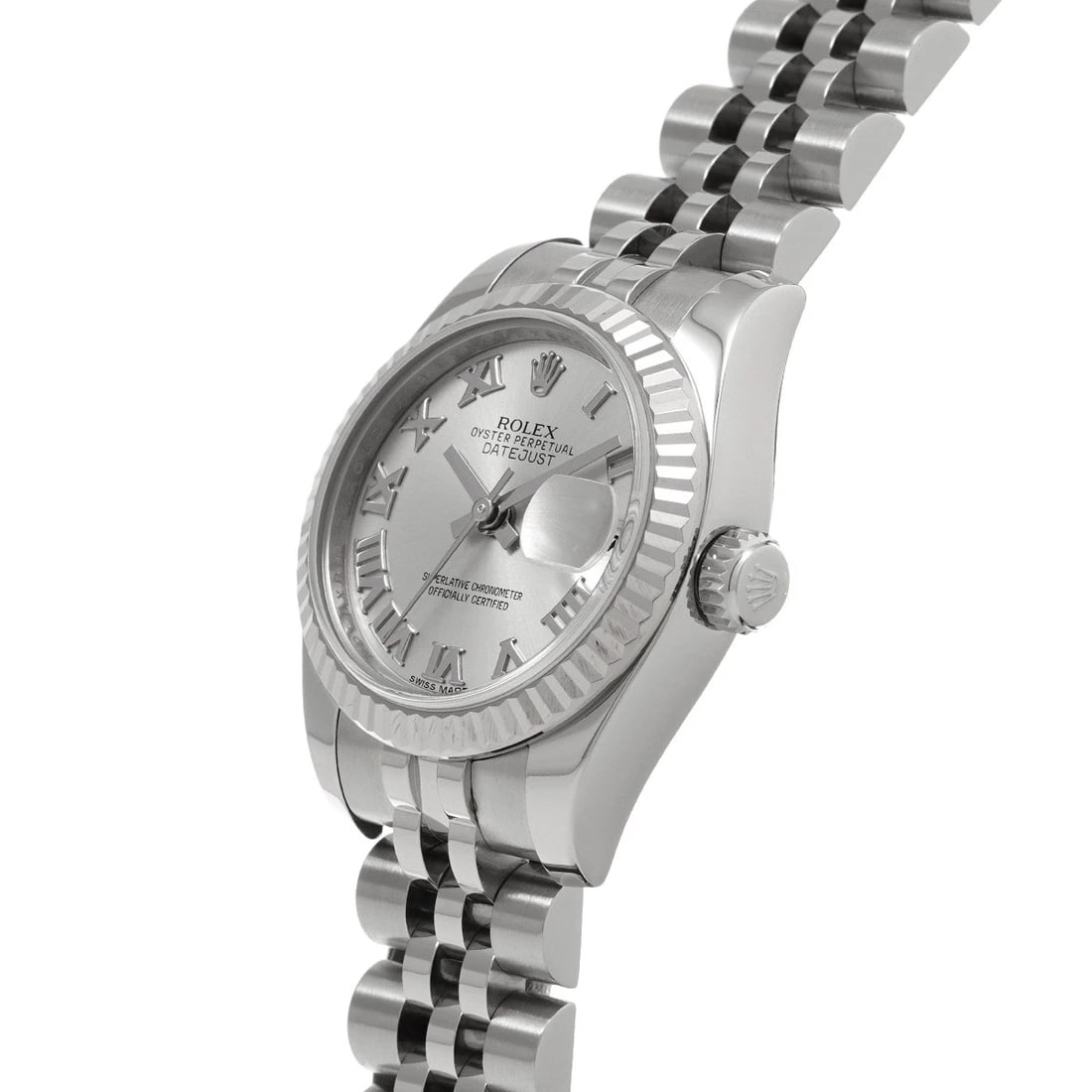 ROLEX DATEJUST SILVER WATCH - 2