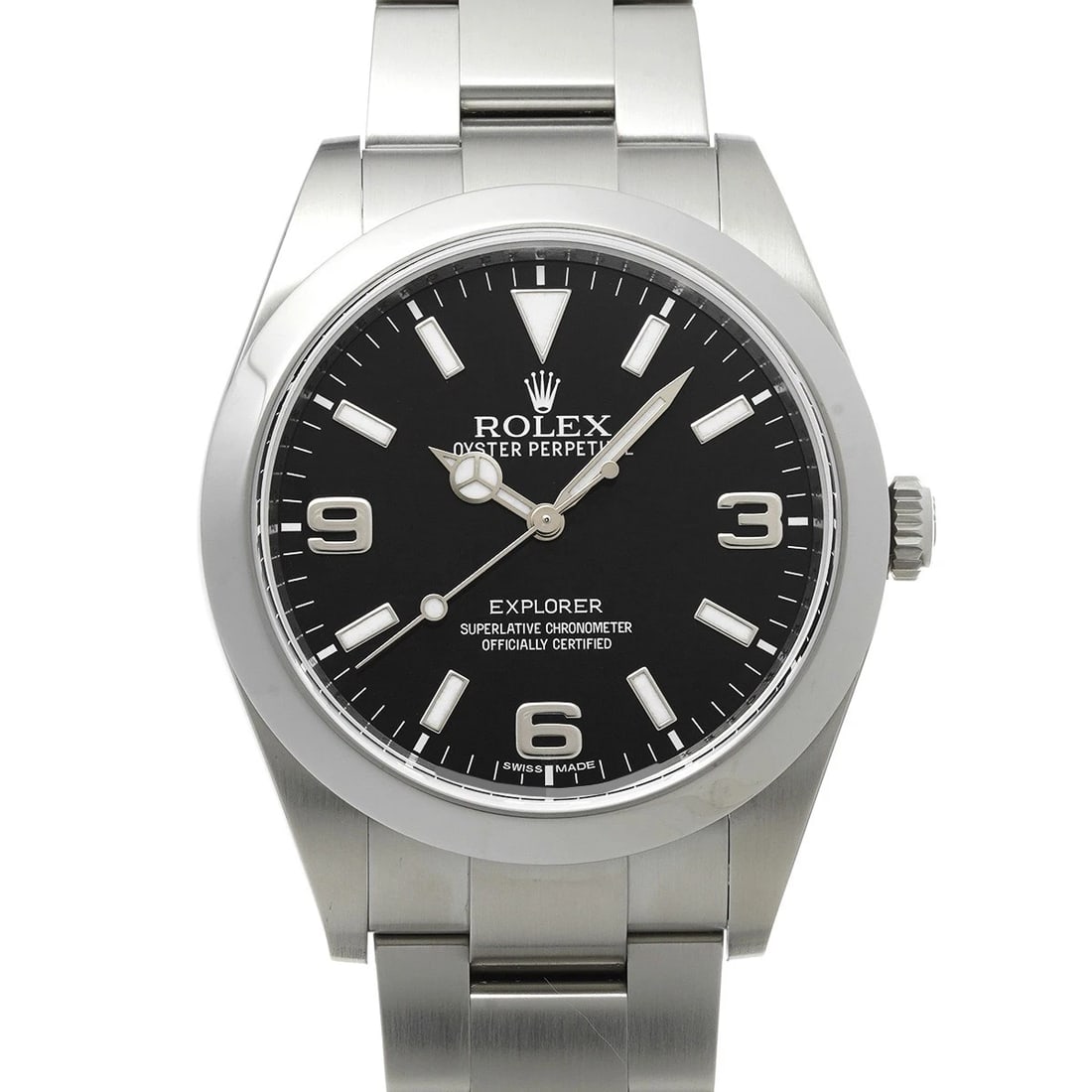 ROLEX EXPLORER BLACK WATCH: ROLEX Explorer black Watch Brand: ROLEX Type/Style: Wristwatch Material: Band Material Stainless steel, Case Material Stainless steel Color: Dial Color black Size: Case Size H/about 39mm W/about 39mm