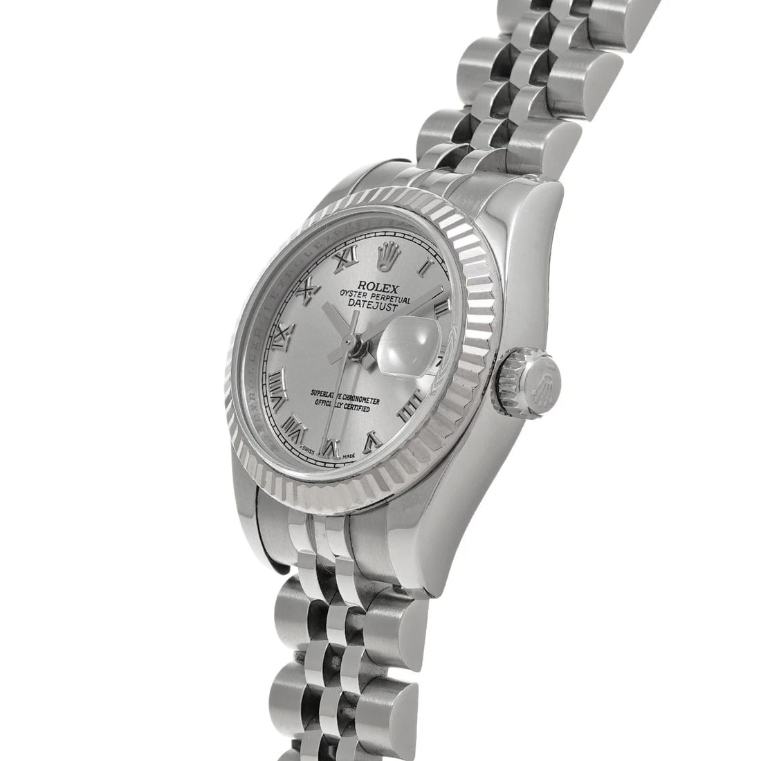 ROLEX DATEJUST SILVER WATCH - 2