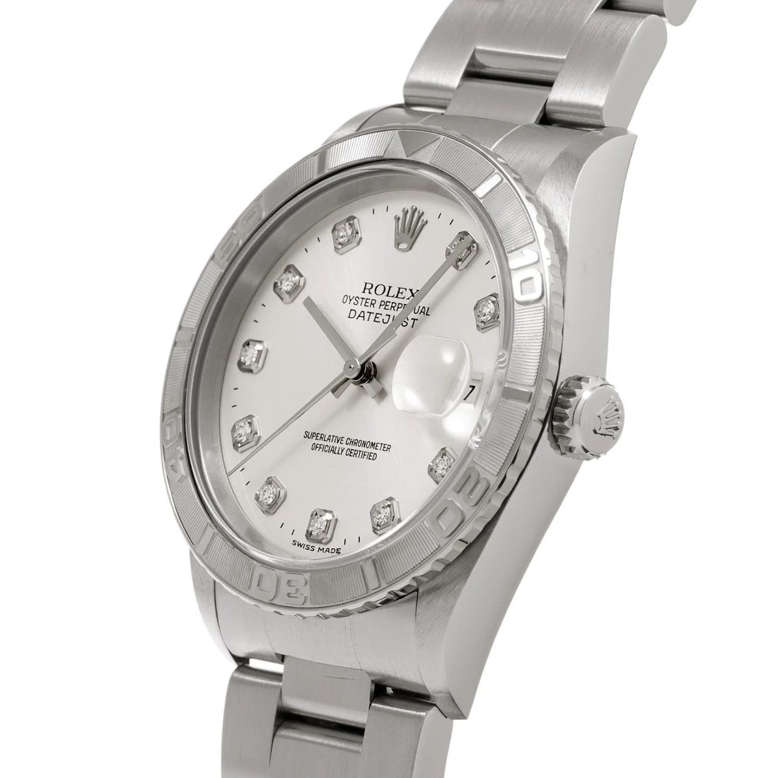 ROLEX DATEJUST THUNDERBIRD SILVER/DIAMOND WATCH - 2