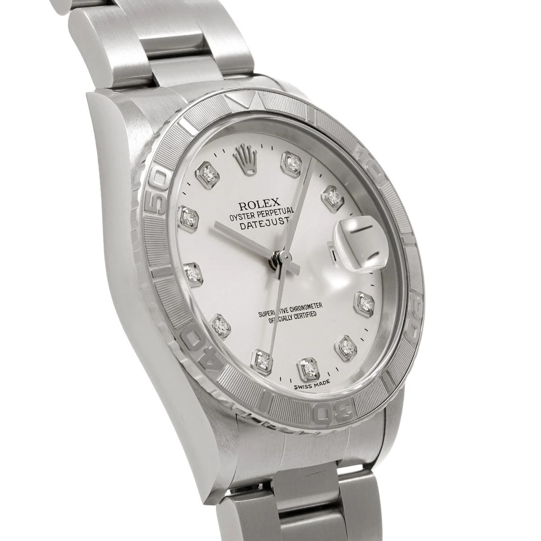 ROLEX DATEJUST THUNDERBIRD SILVER/DIAMOND WATCH - 3