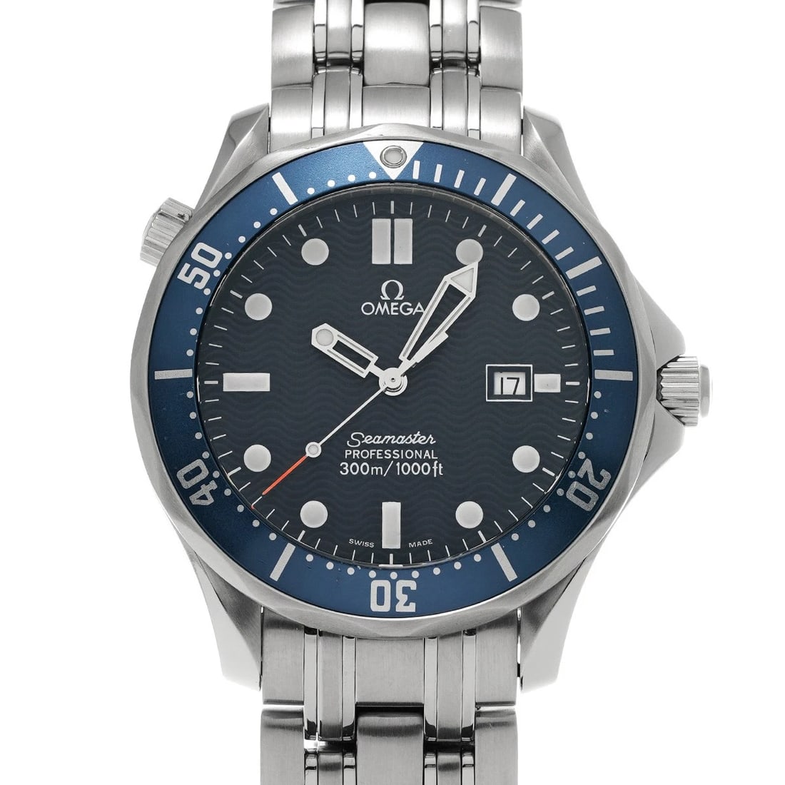 OMEGA SEAMASTER PROFESSIONAL BLUE WATCH: OMEGA Seamaster Professional blue Watch Brand: OMEGA Type/Style: Wristwatch Material: Band Material Stainless Steel, Case Material Stainless Steel Color: Dial Color Dial Color Blue Band Color Silver
