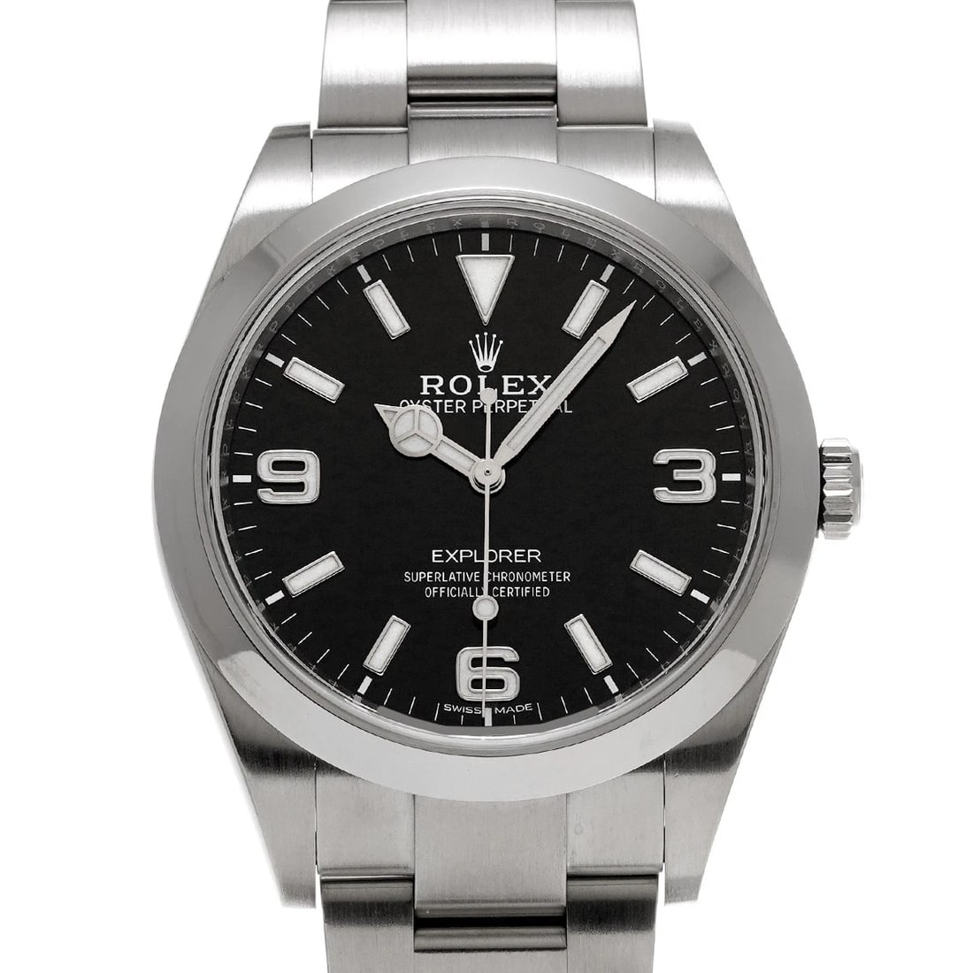 ROLEX EXPLORER BLACK WATCH: ROLEX Explorer black Watch Brand: ROLEX Type/Style: Wristwatch Material: Band Material Stainless steel, Case Material Stainless steel Color: Dial Color black Size: Case Size H/about 39mm W/about 39mm