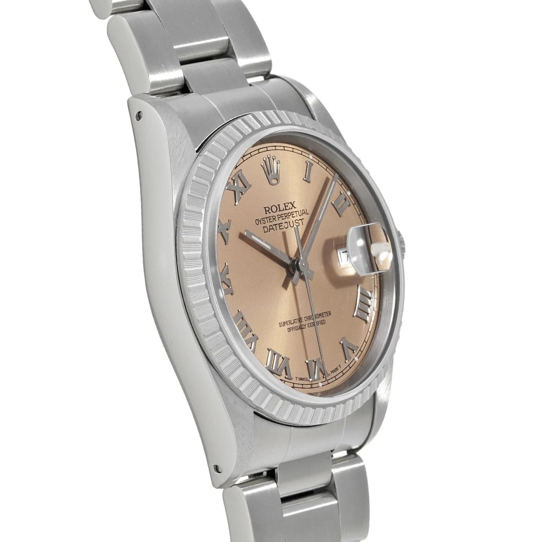 ROLEX DATEJUST PINK WATCH - 3