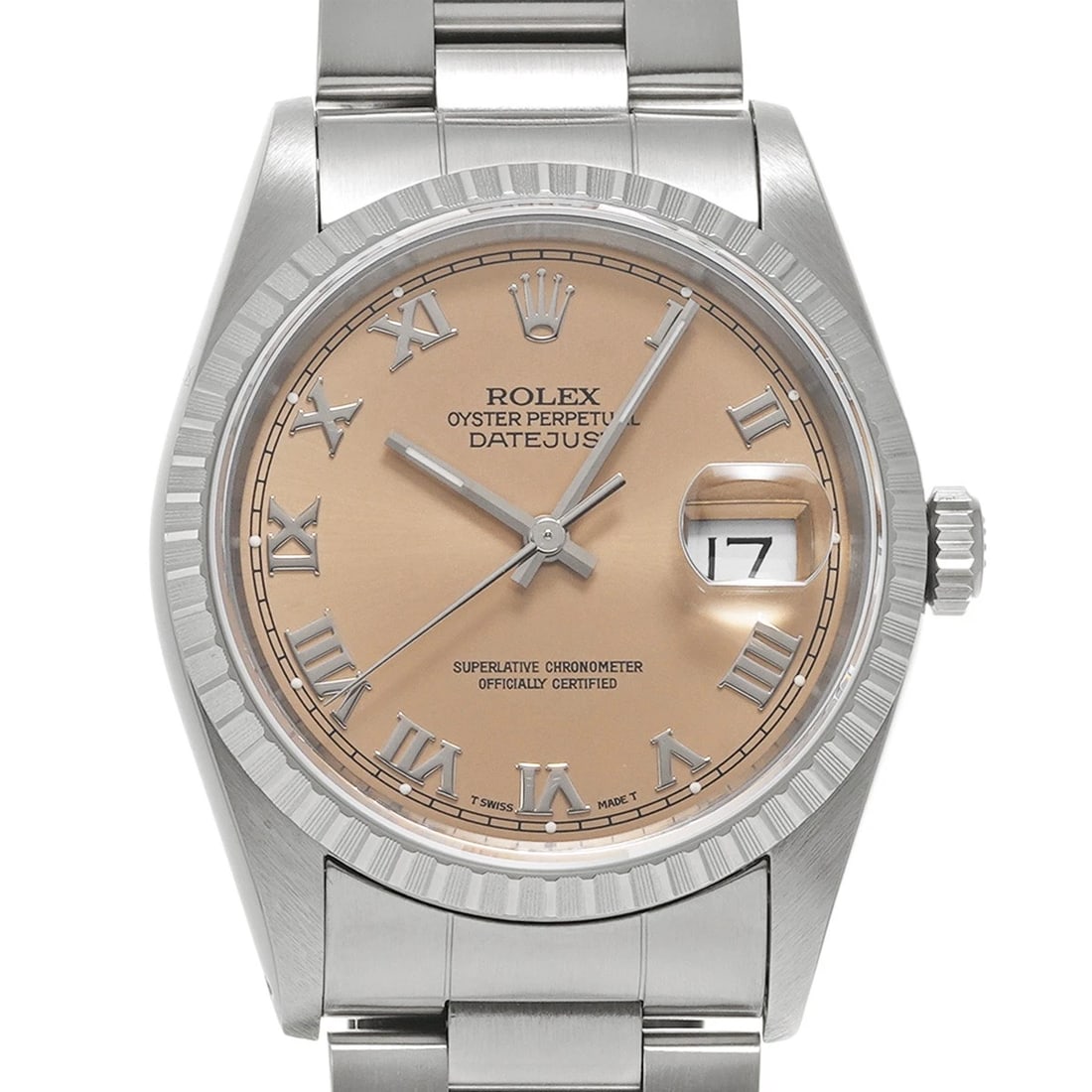 ROLEX DATEJUST PINK WATCH - 4