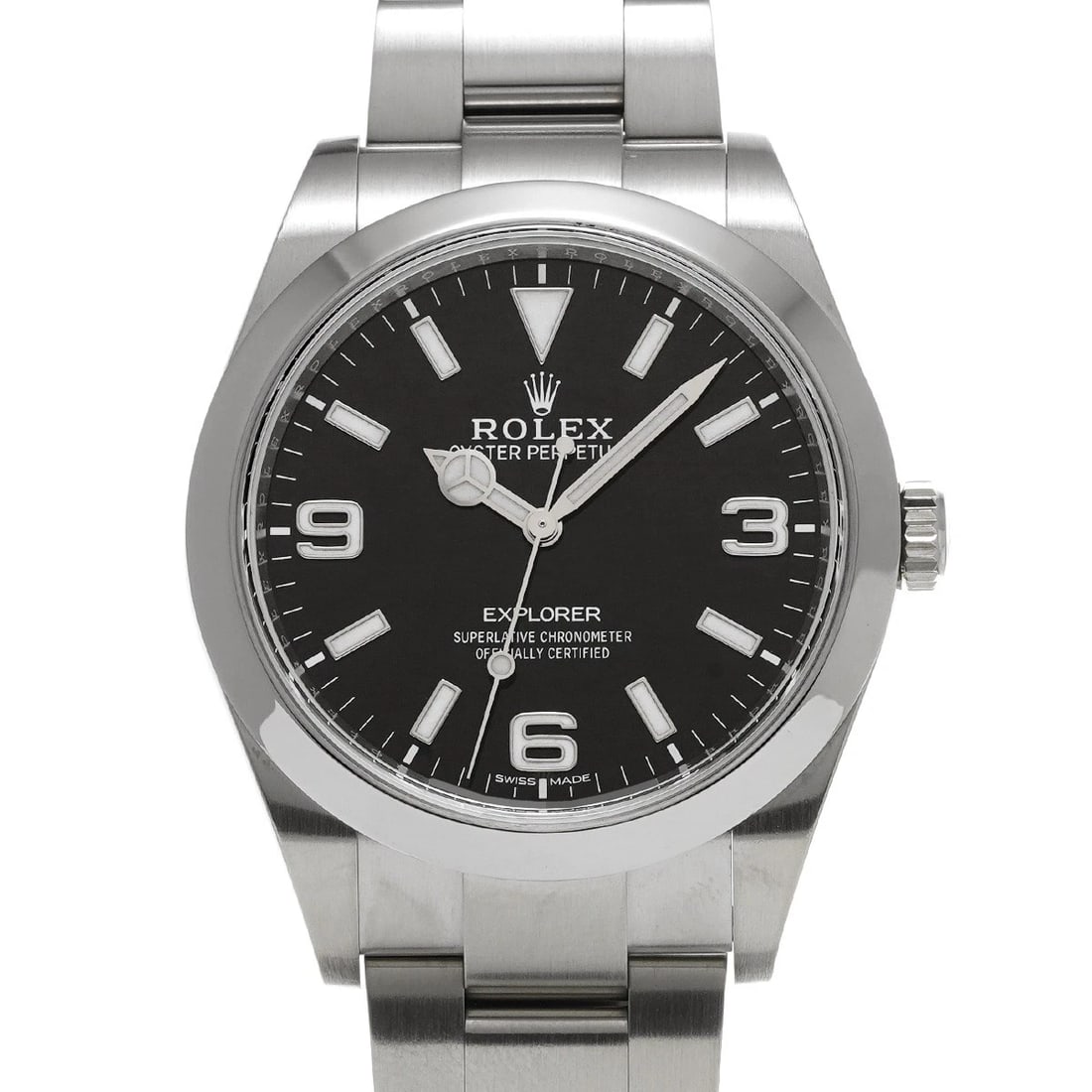 ROLEX EXPLORER BLACK WATCH: ROLEX Explorer black Watch Brand: ROLEX Type/Style: Wristwatch Material: Band Material Stainless steel, Case Material Stainless steel Color: Dial Color black Size: Case Size H/about 39mm W/about 39mm