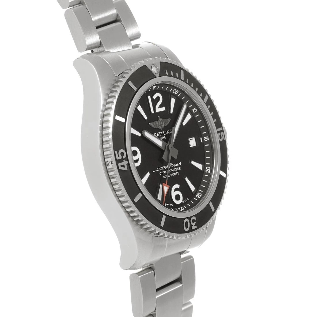 BREITLING SUPEROCEAN AUTOMATIC BLACK WATCH - 3