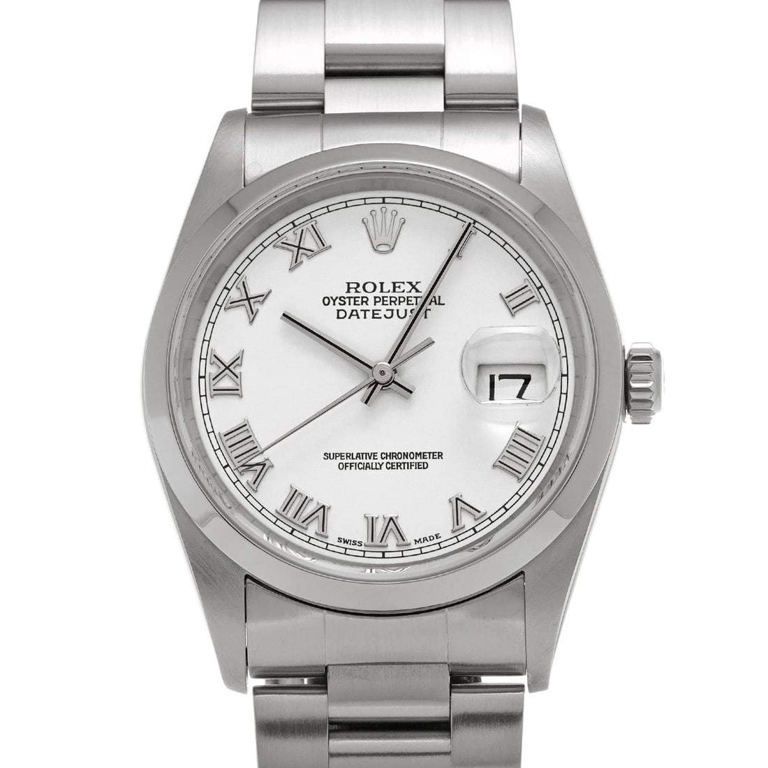 ROLEX DATEJUST WHITE WATCH: ROLEX Datejust white Watch Brand: ROLEX Type/Style: Wristwatch Material: Band Material Stainless steel, Case Material Stainless steel Color: Dial Color white Size: Case Size H/about 36mm W/about 36mm