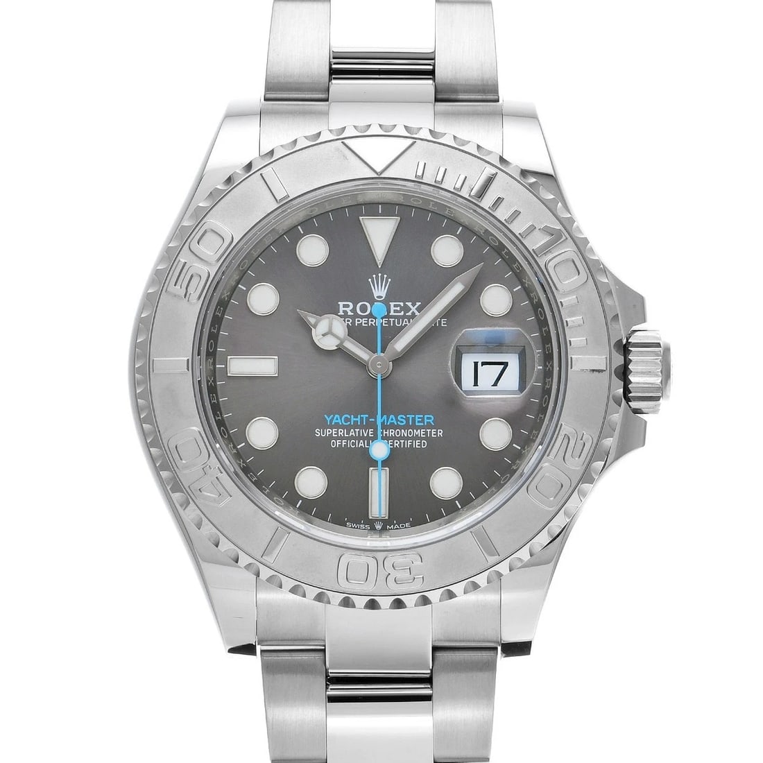 ROLEX YACHT-MASTER SLATE WATCH: ROLEX Yacht-Master slate Watch Brand: ROLEX Type/Style: Wristwatch Material: Band Material Stainless steel, Case Material Stainless steel Color: Dial Color slate Size: Case Size H/about 40mm W/about
