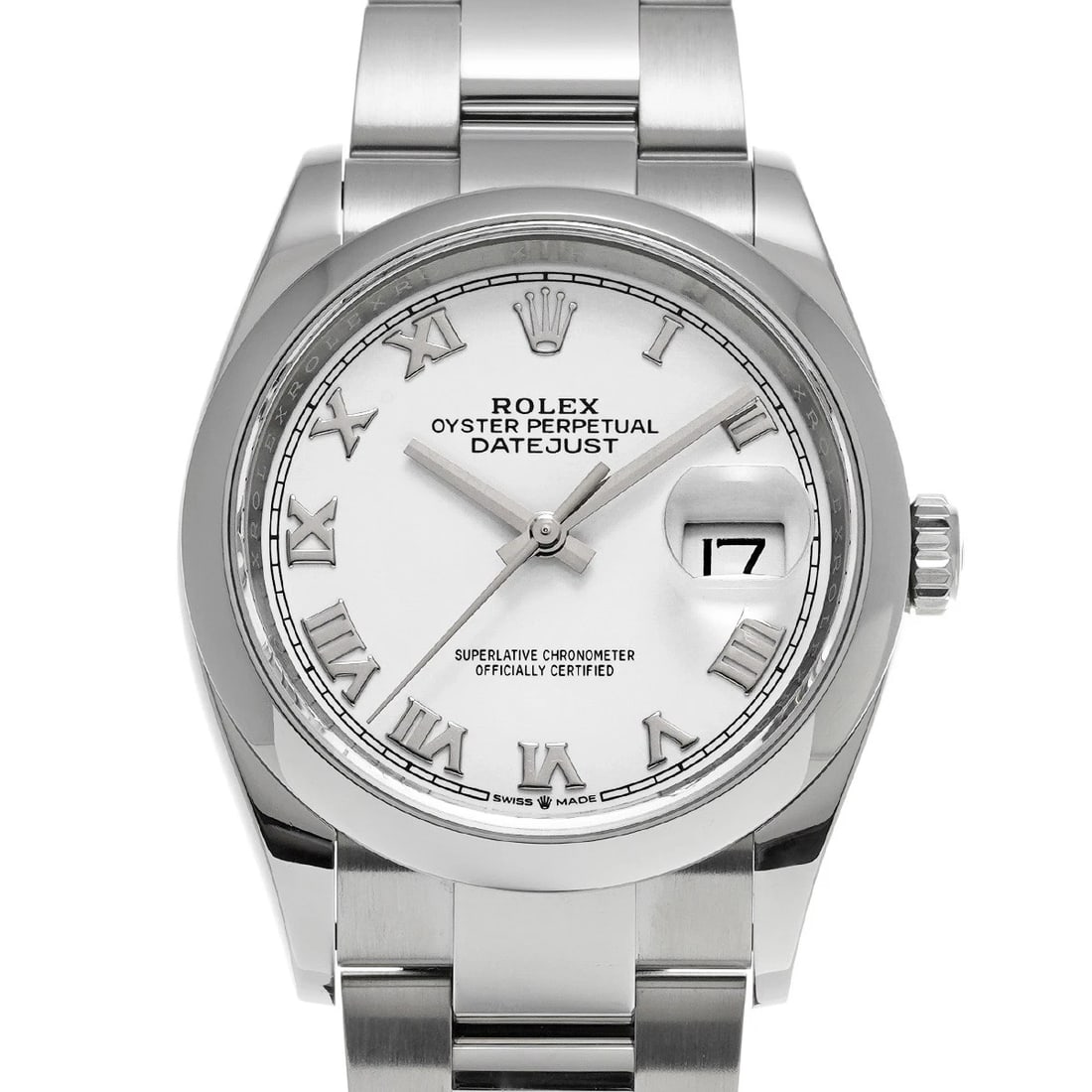 ROLEX DATEJUST 36 WHITE WATCH: ROLEX Datejust 36 white Watch Brand: ROLEX Type/Style: Wristwatch Material: Band Material Stainless steel, Case Material Stainless steel Color: Dial Color white Size: Case Size H/about 36mm W/about 36