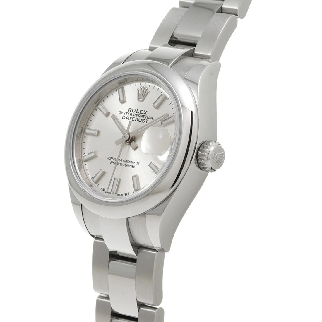 ROLEX DATEJUST 28 SILVER WATCH - 2
