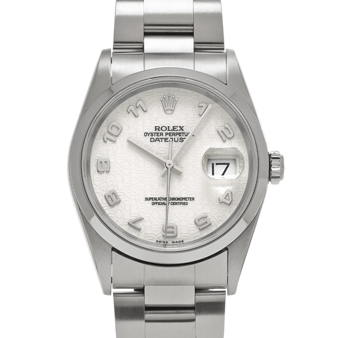 ROLEX DATEJUST IVORY COMPUTER WATCH: ROLEX Datejust Ivory Computer Watch Brand: ROLEX Type/Style: Wristwatch Material: Band Material Stainless steel, Case Material Stainless steel Color: Dial Color Ivory Computer Size: Case Size H/about 