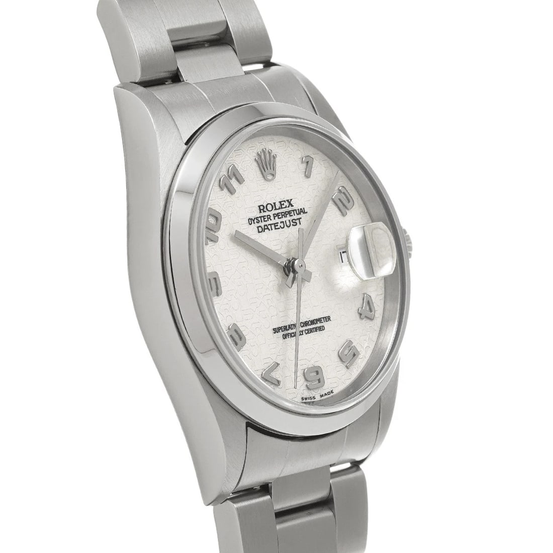 ROLEX DATEJUST IVORY COMPUTER WATCH - 3