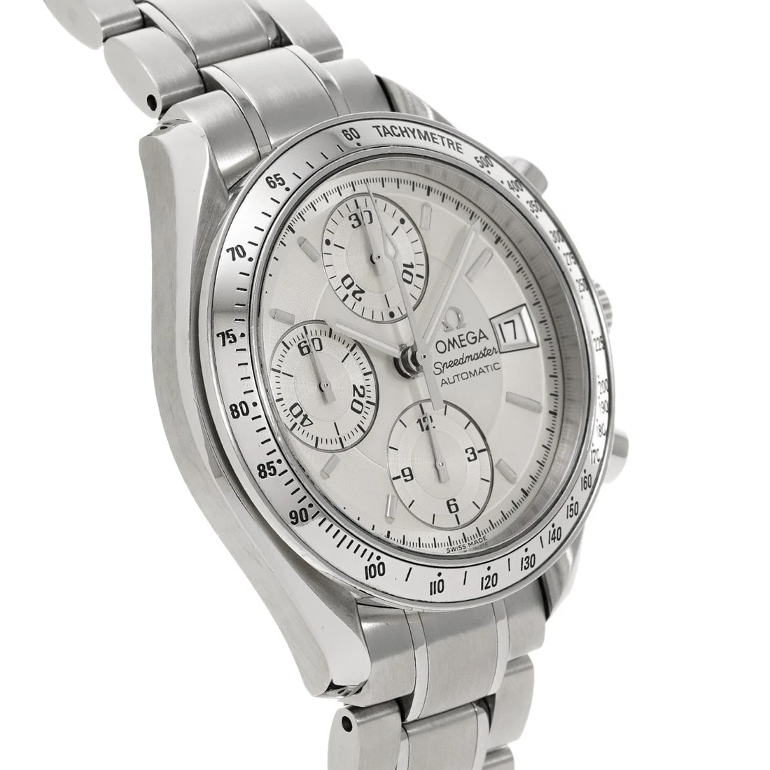 OMEGA SPEEDMASTER DATE SILVER WATCH - 3