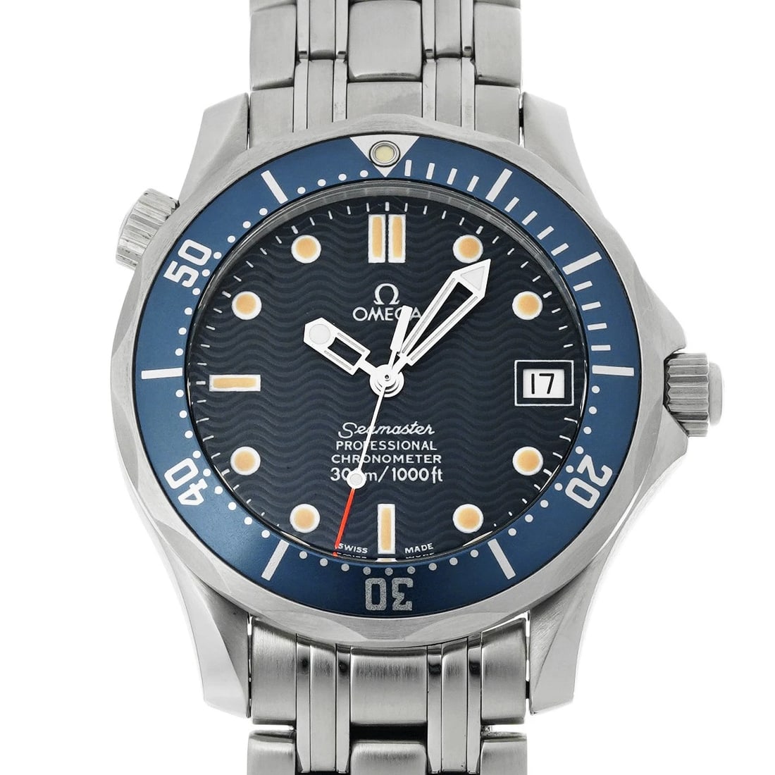 OMEGA SEAMASTER DATE BLUE WATCH: OMEGA Seamaster date blue Watch Brand: OMEGA Type/Style: Wristwatch Material: Band Material Stainless steel, Case Material Stainless steel Color: Dial Color blue Size: Case Size H/about 36.25mm