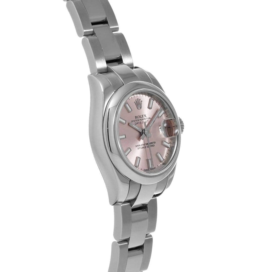 ROLEX DATEJUST PINK WATCH - 3