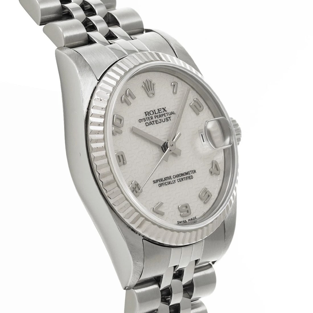 ROLEX DATEJUST IVORY COMPUTER WATCH - 3