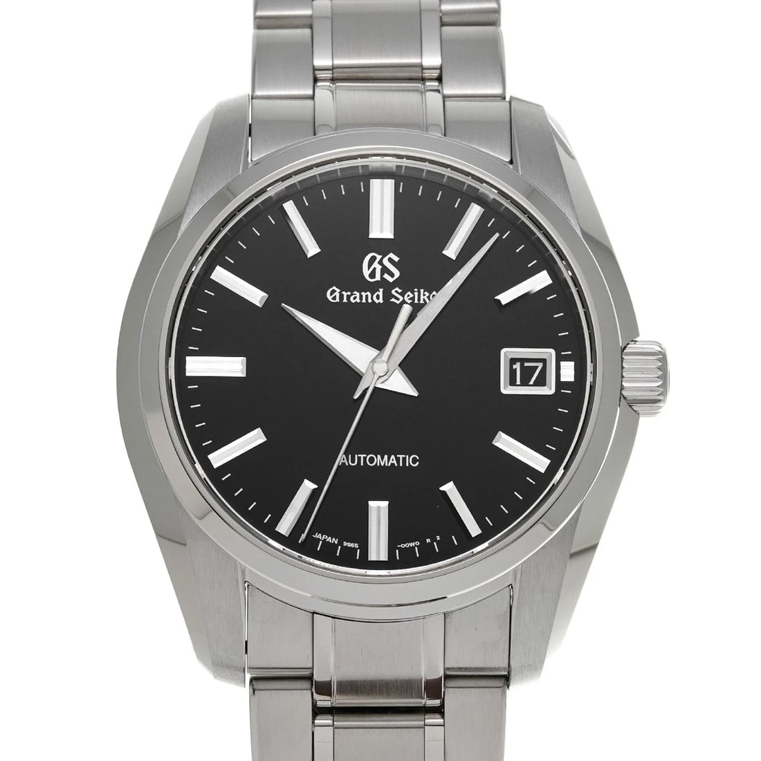 GRAND SEIKO HERITAGE COLLECTION MECHANICAL BLACK WATCH: Grand Seiko Heritage Collection Mechanical black Watch Brand: Grand Seiko Type/Style: Wristwatch Material: Band Material Stainless steel, Case Material Stainless steel Color: Dial Color black Size: Ca