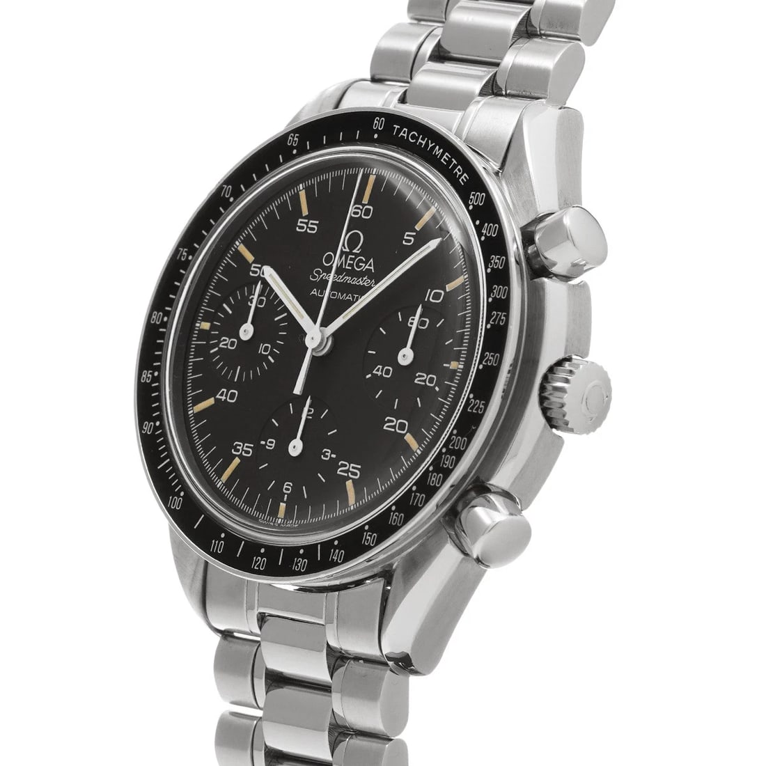 OMEGA SPEEDMASTER AUTOMATIC BLACK WATCH - 2
