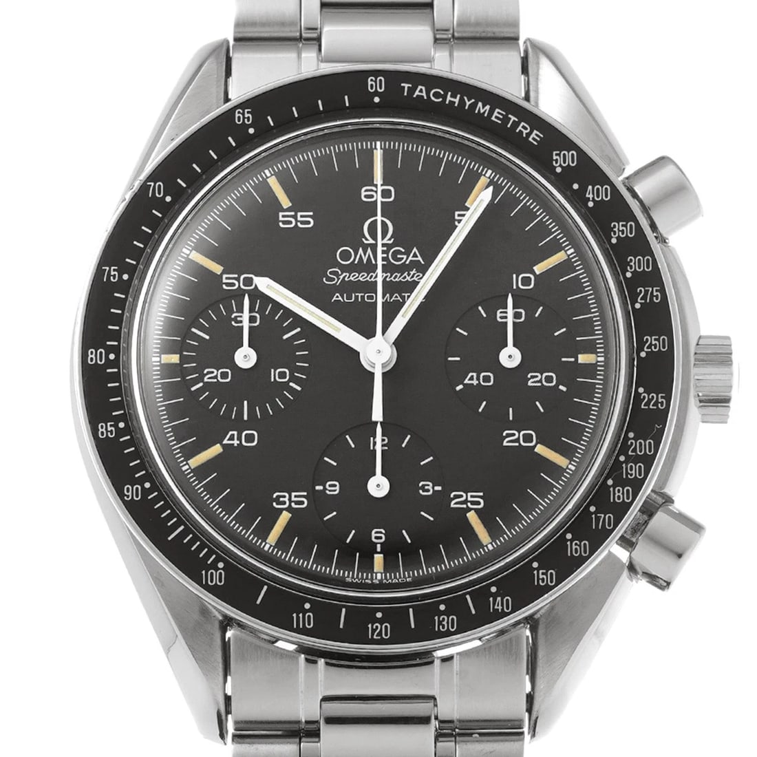 OMEGA SPEEDMASTER AUTOMATIC BLACK WATCH - 4
