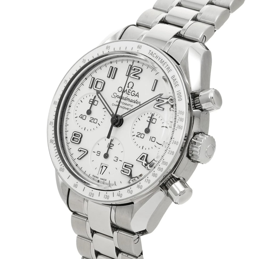 OMEGA SPEEDMASTER DATE WHITE WATCH - 2