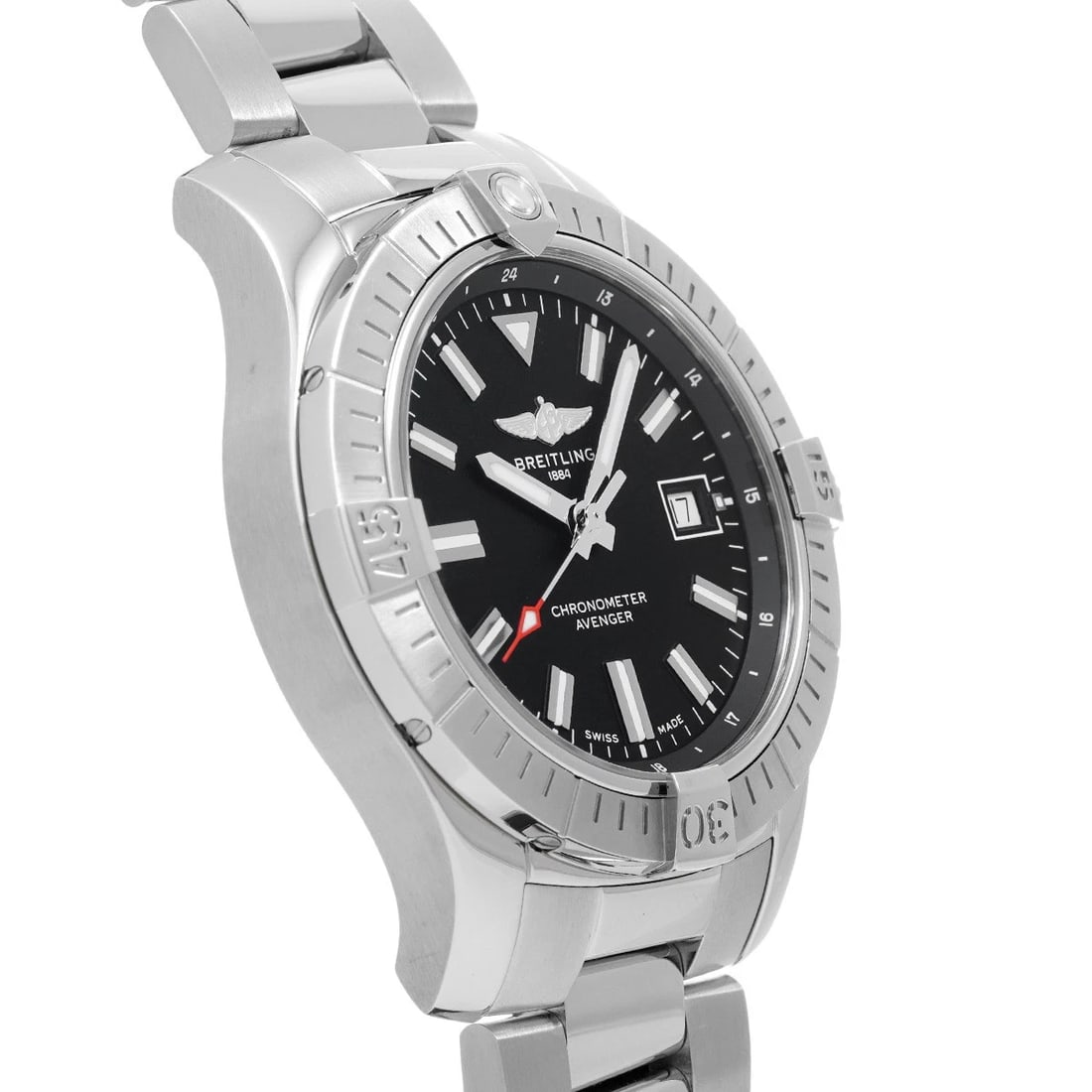 BREITLING AVENGER AUTOMATIC BLACK WATCH - 3