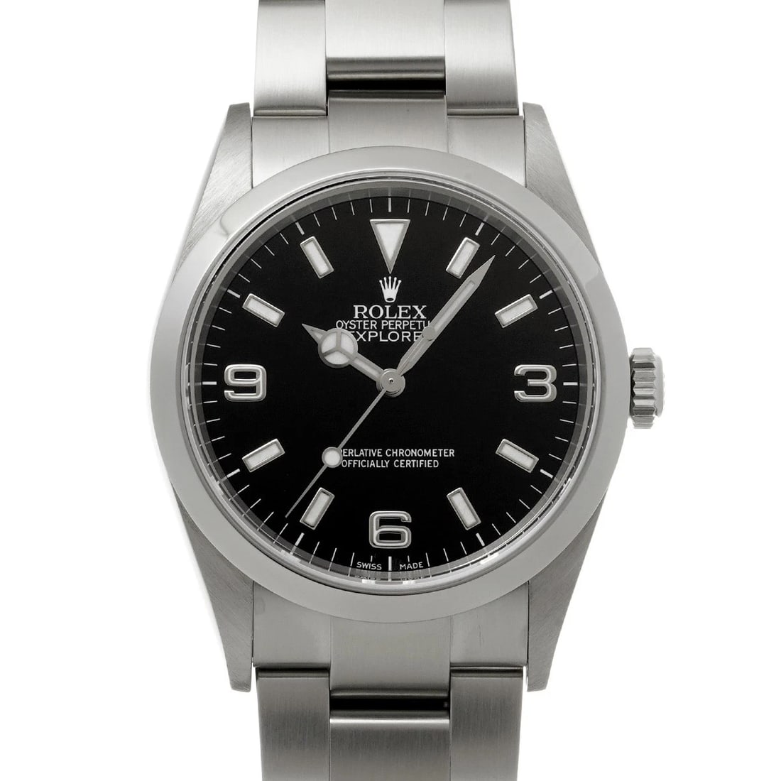 ROLEX EXPLORER BLACK WATCH: ROLEX Explorer black Watch Brand: ROLEX Type/Style: Wristwatch Material: Band Material Stainless steel, Case Material Stainless steel Color: Dial Color black Size: Case Size H/about 36mm W/about 36mm