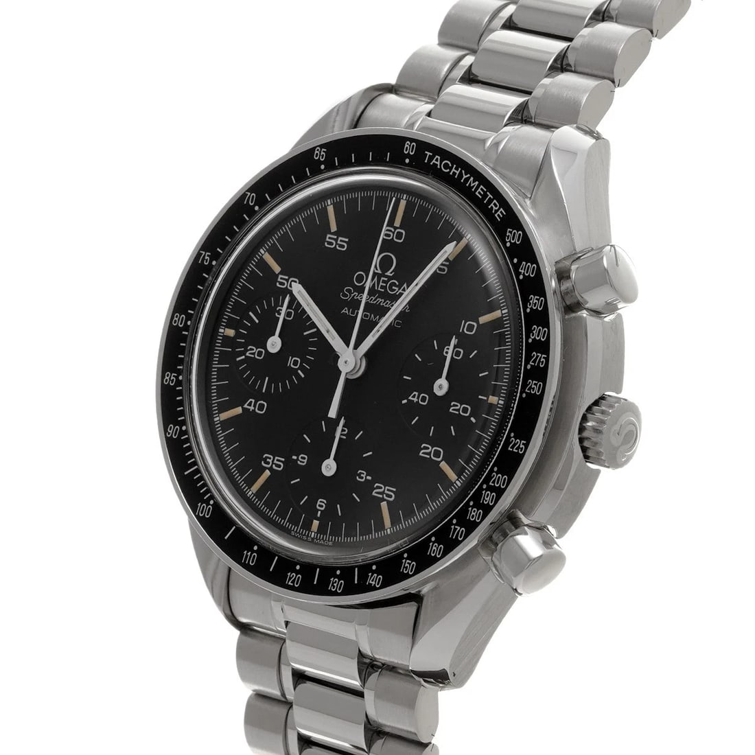 OMEGA SPEEDMASTER AUTOMATIC BLACK WATCH - 2