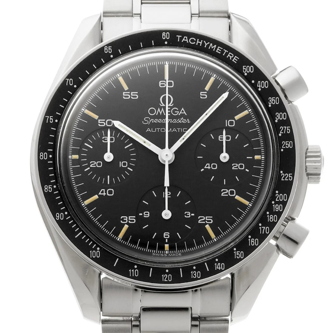 OMEGA SPEEDMASTER AUTOMATIC BLACK WATCH - 4