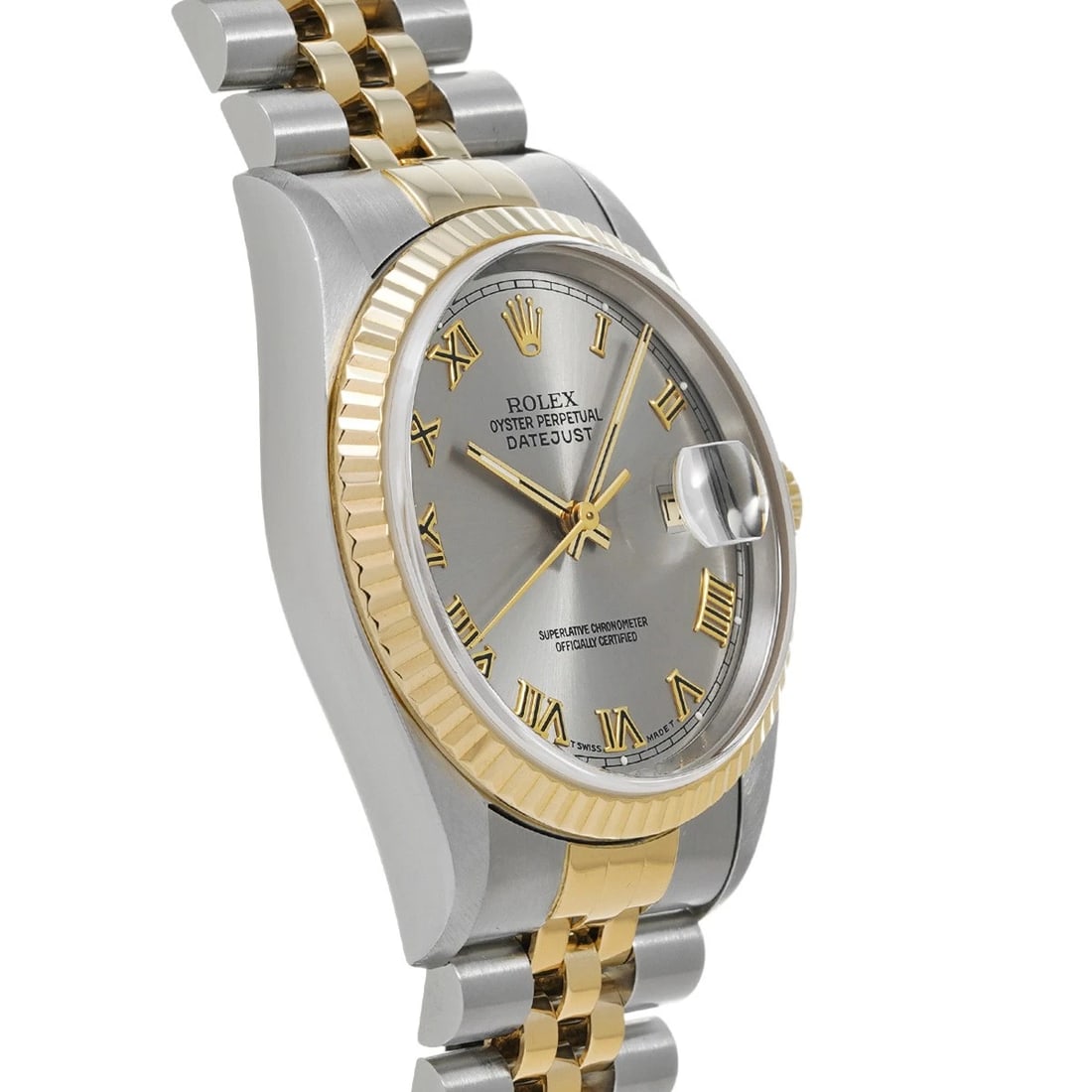 ROLEX DATEJUST GRAY WATCH - 3