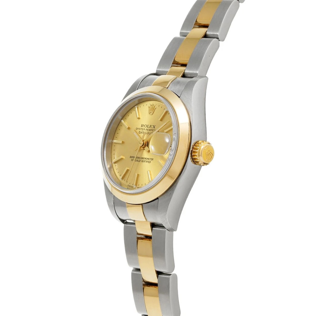 ROLEX DATEJUST WHITE WATCH - 2