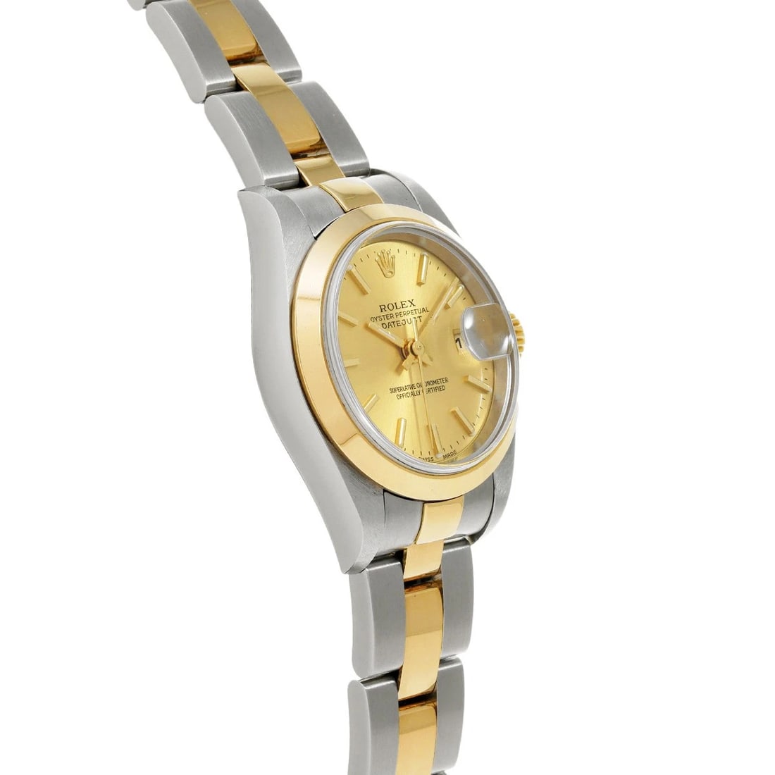 ROLEX DATEJUST WHITE WATCH - 3