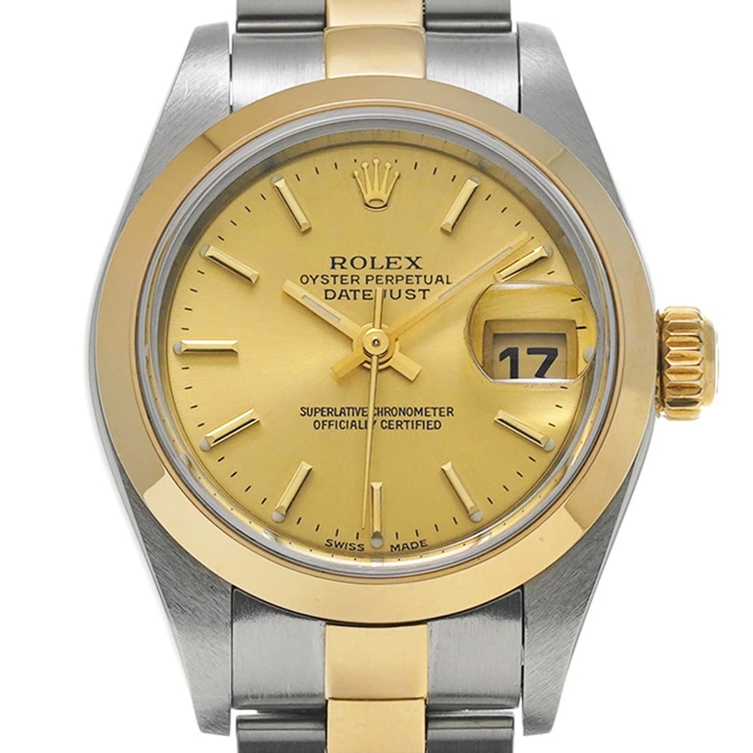 ROLEX DATEJUST WHITE WATCH - 4