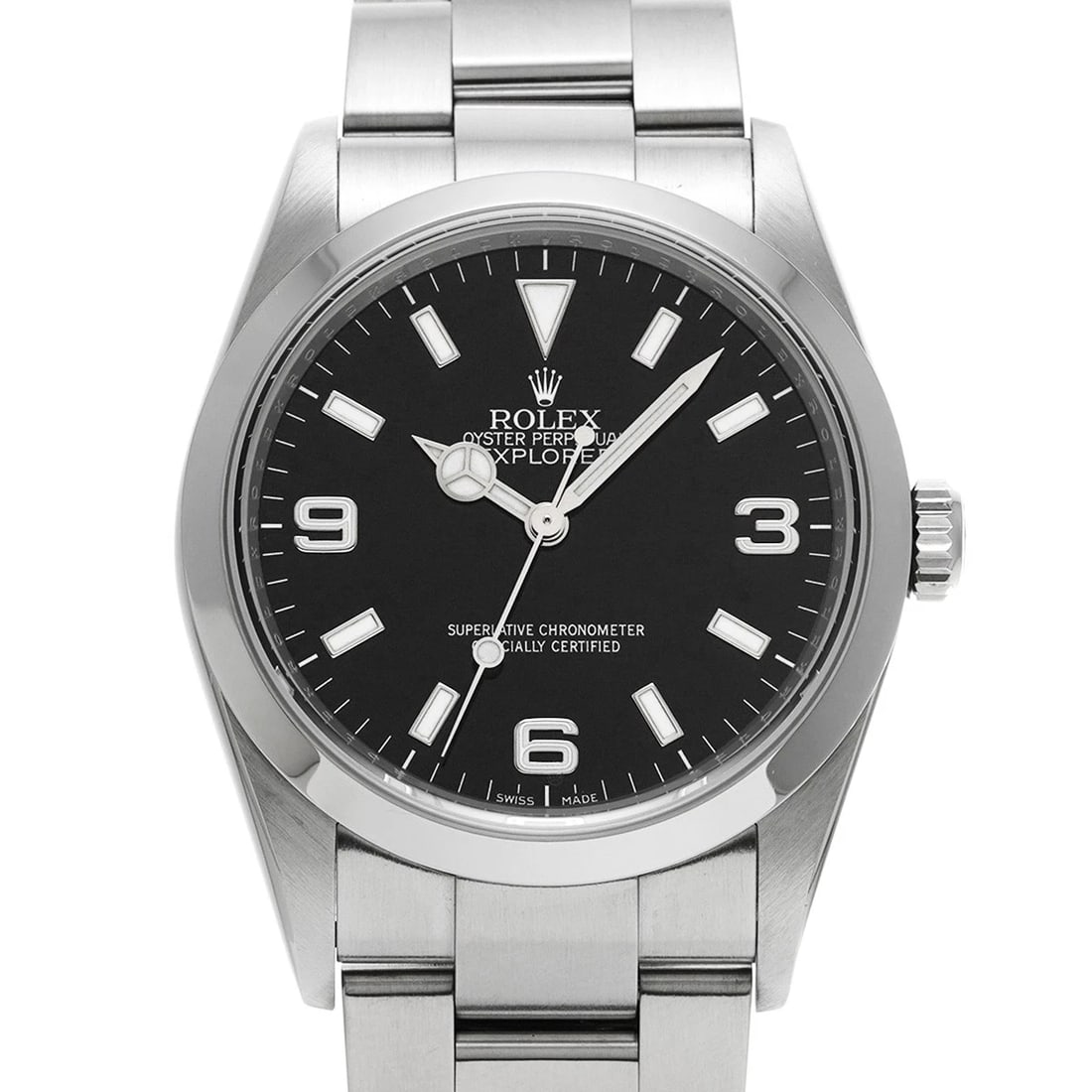 ROLEX EXPLORER BLACK WATCH: ROLEX Explorer black Watch Brand: ROLEX Type/Style: Wristwatch Material: Band Material Stainless steel, Case Material Stainless steel Color: Dial Color black Size: Case Size H/about 36mm W/about 36mm