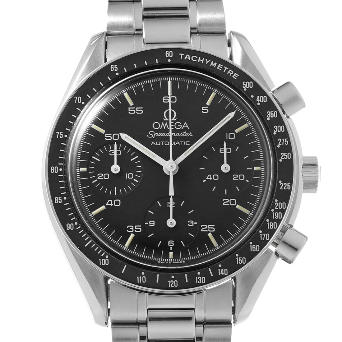 OMEGA SPEEDMASTER AUTOMATIC BLACK WATCH - 4