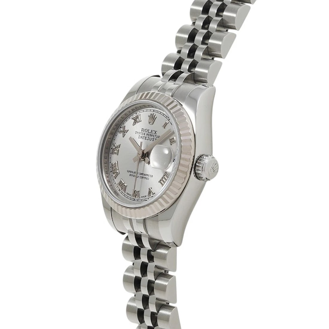 ROLEX DATEJUST 26 SILVER WATCH - 2