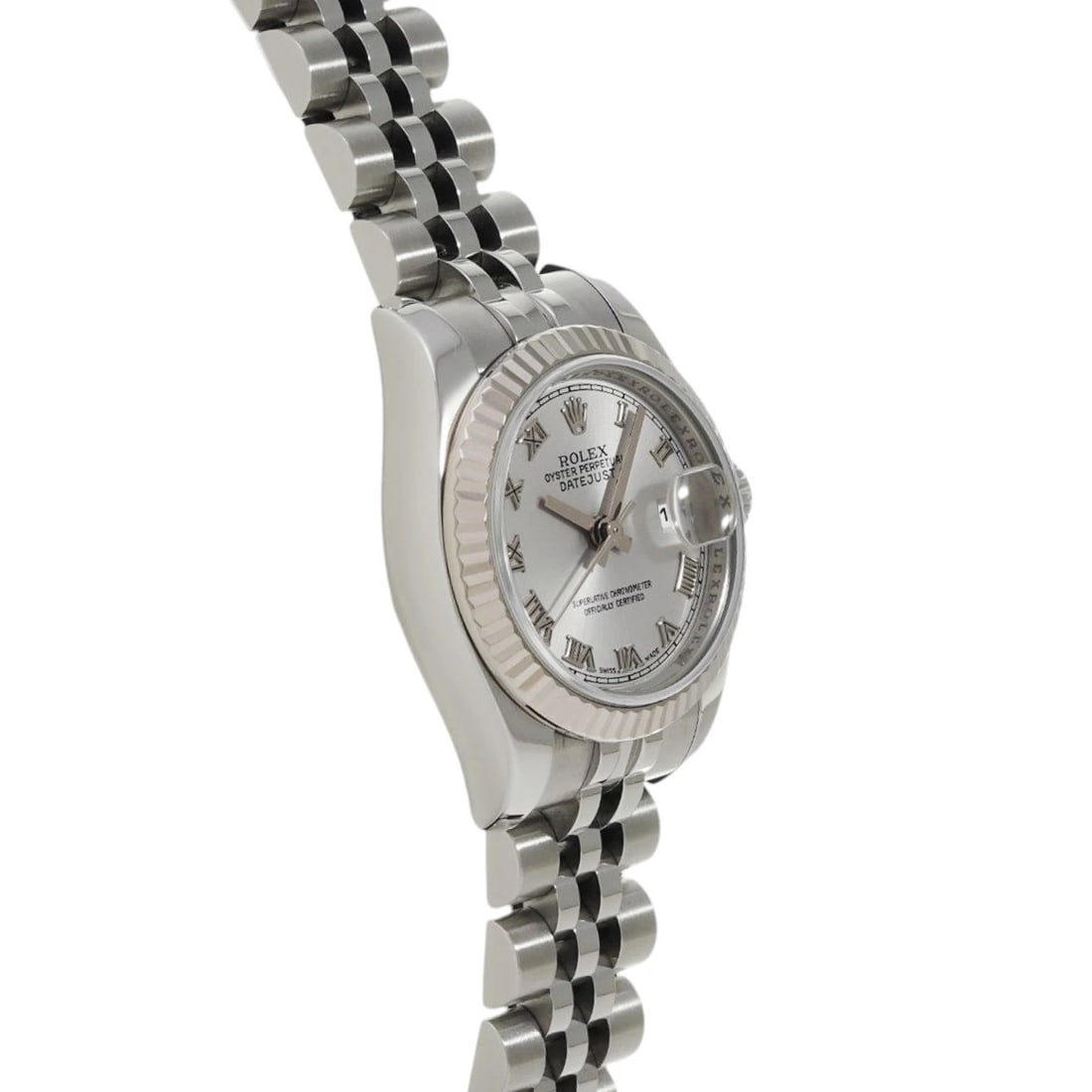 ROLEX DATEJUST 26 SILVER WATCH - 3