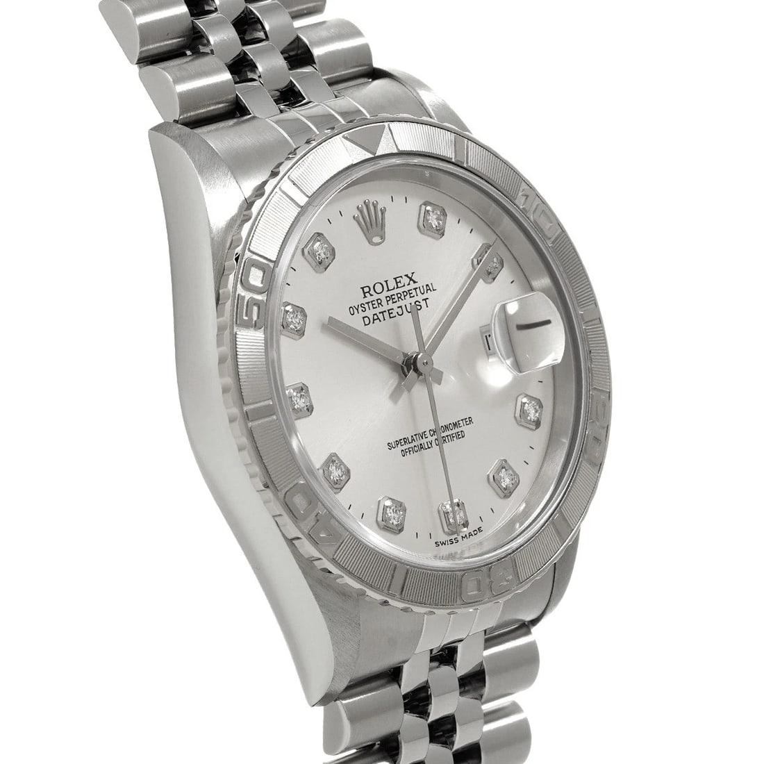 ROLEX DATEJUST THUNDERBIRD SILVER/DIAMOND WATCH - 3