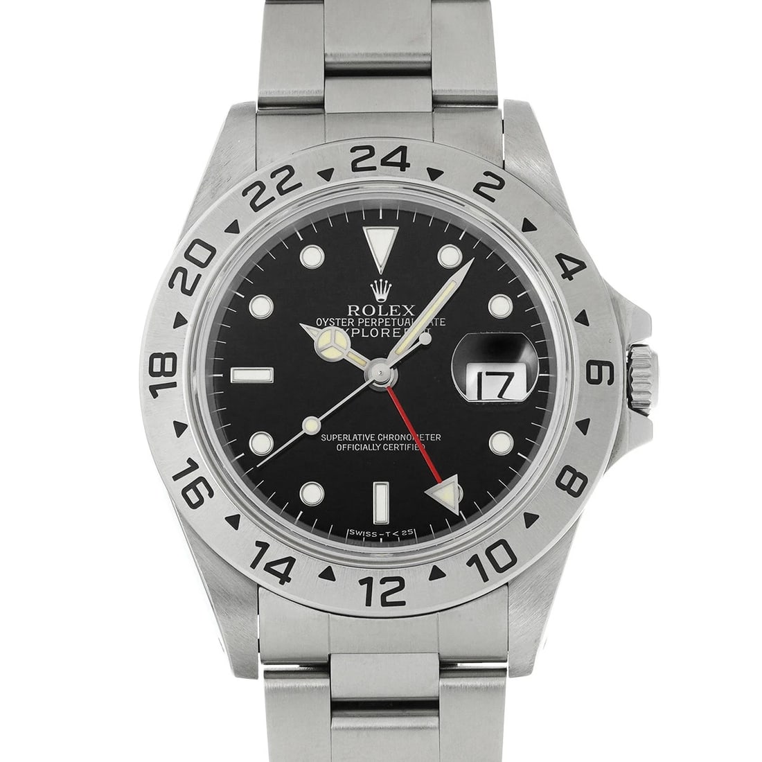 ROLEX EXPLORER II BLACK WATCH: ROLEX Explorer II black Watch Brand: ROLEX Type/Style: Wristwatch Material: Band Material Stainless steel, Case Material Stainless steel Color: Dial Color black Size: Case Size H/about 40mm W/about