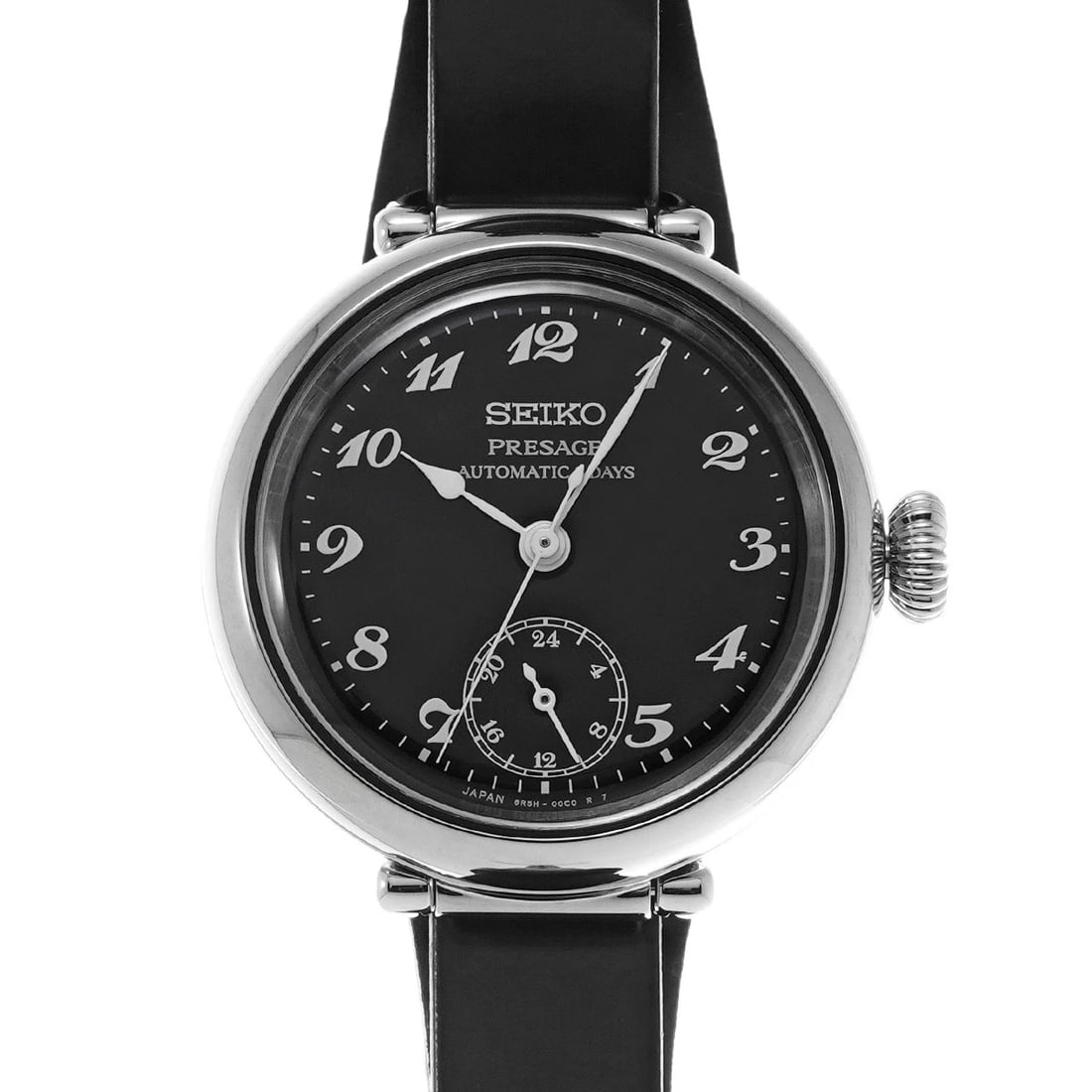 SEIKO PRESAGE CRAFTSMANSHIP BLACK WATCH: SEIKO Presage Craftsmanship black Watch Brand: SEIKO Type/Style: Wristwatch Material: Band Material Cordovan, Case Material Stainless steel Color: Dial Color black Size: Case Size H/about 37mm W/about