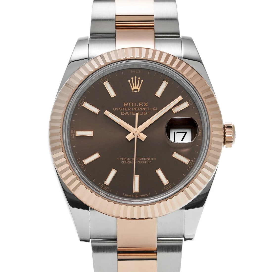 ROLEX DATEJUST 41 CHOCOLATE WATCH (1 of 4)