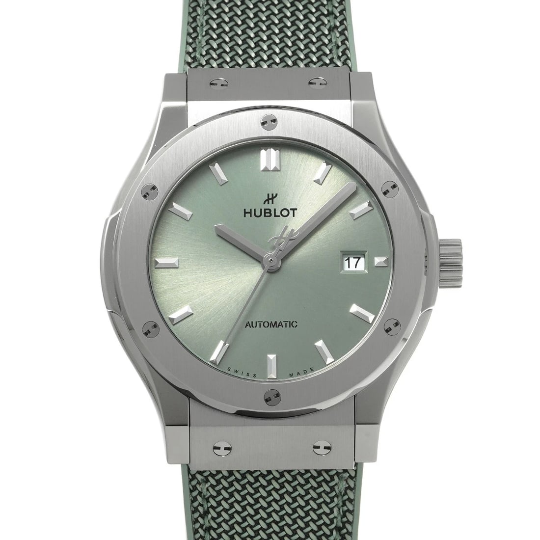 HUBLOT CLASSIC FUSION TITANIUM SAGE GREEN SAGE GREEN WATCH (1 of 4)