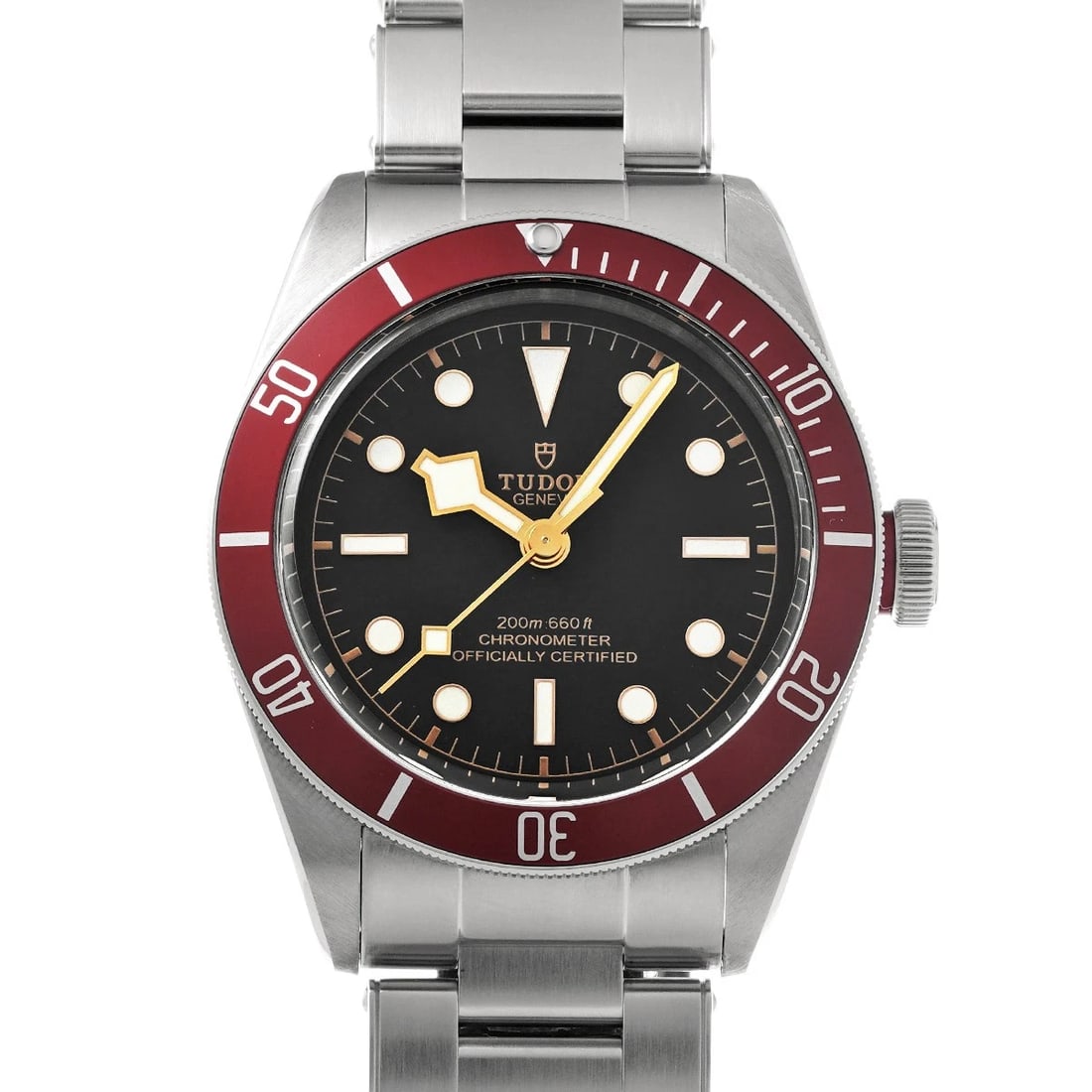 TUDOR HERITAGE BLACK BAY BLACK WATCH: TUDOR Heritage Black Bay black Watch Brand: TUDOR Type/Style: Wristwatch Material: Band Material Stainless steel, Case Material Stainless steel Color: Dial Color black Size: Case Size H/about 41mm W/a