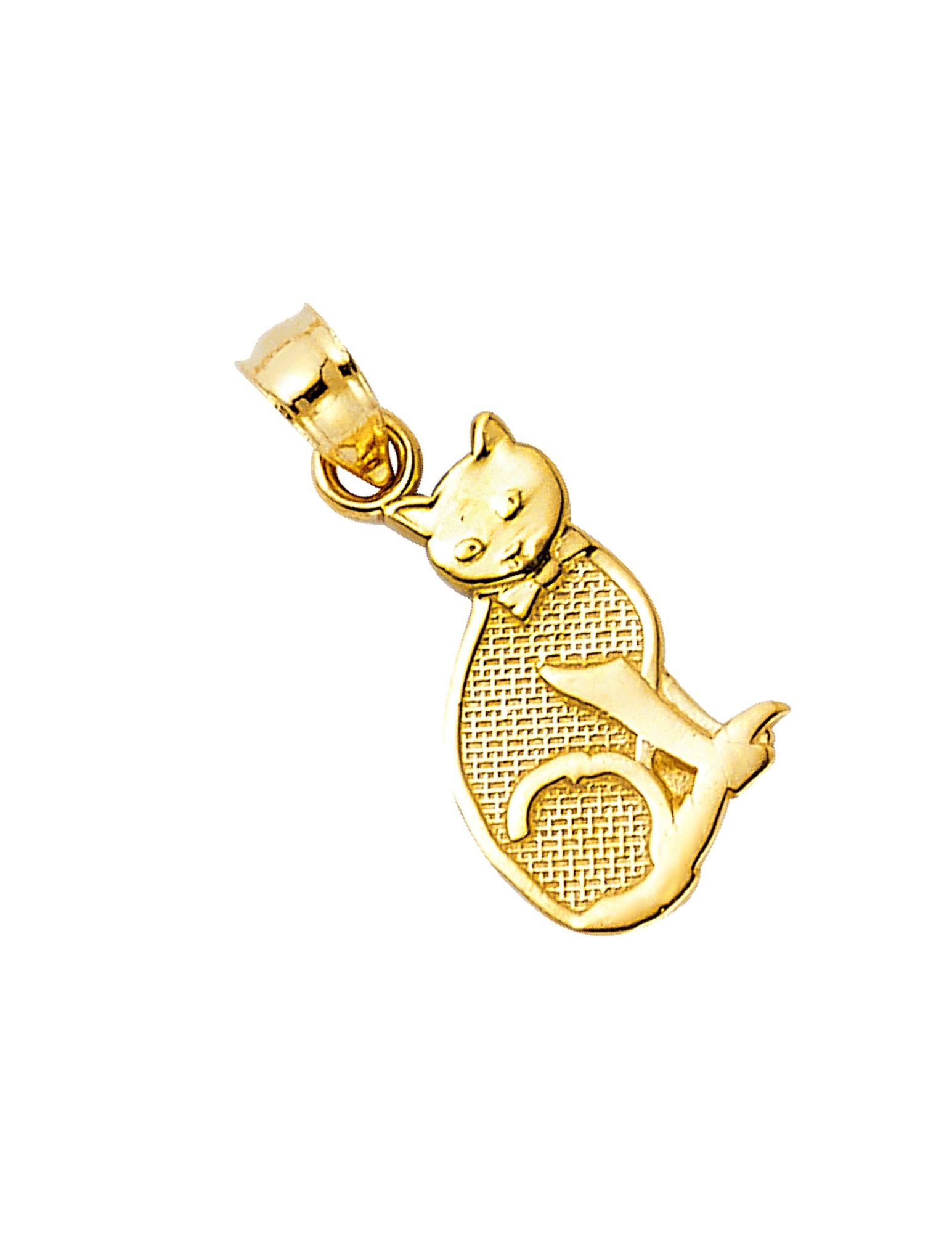 14KY CAT PENDANT - 4