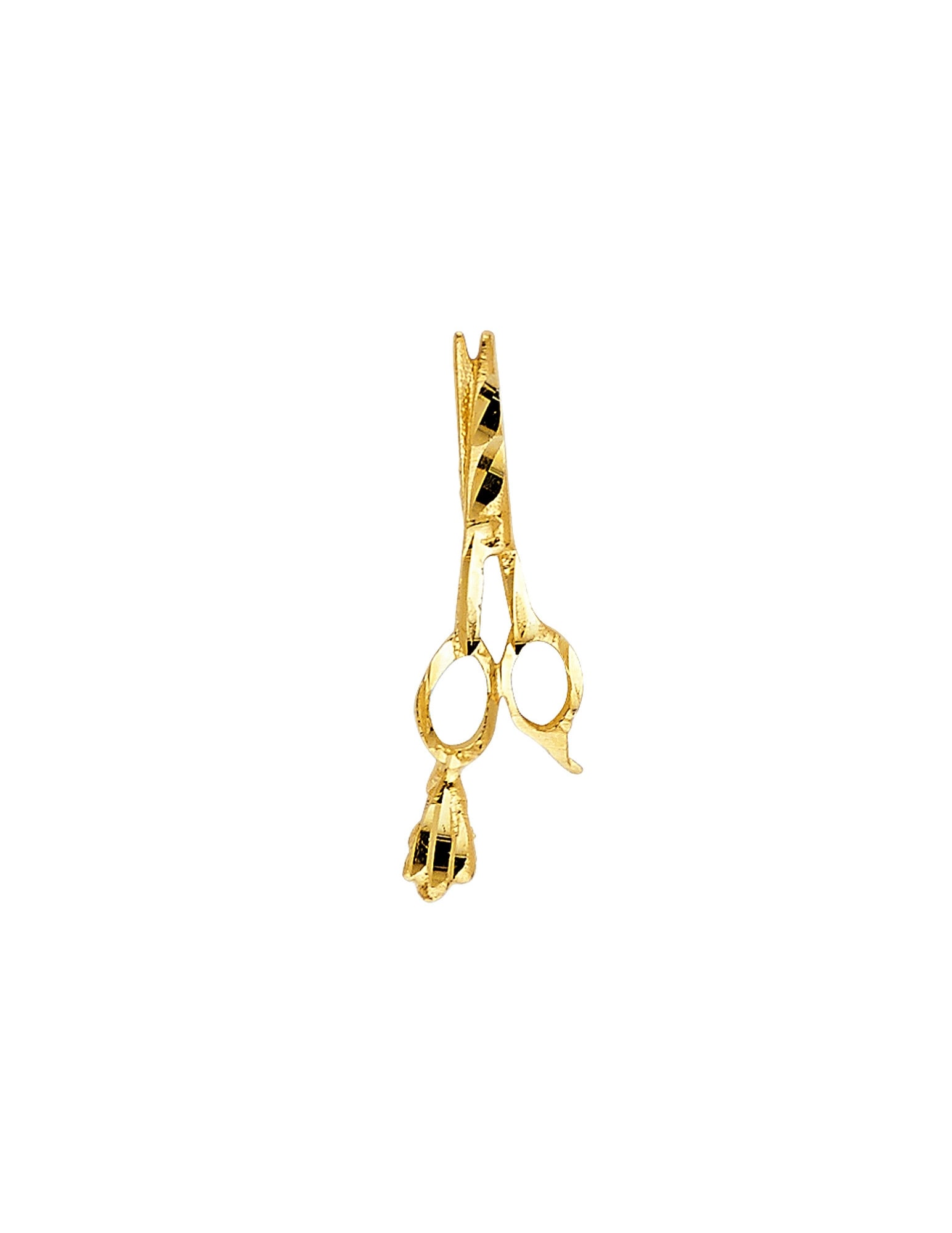 14KY SCISSORS PENDANT - 3