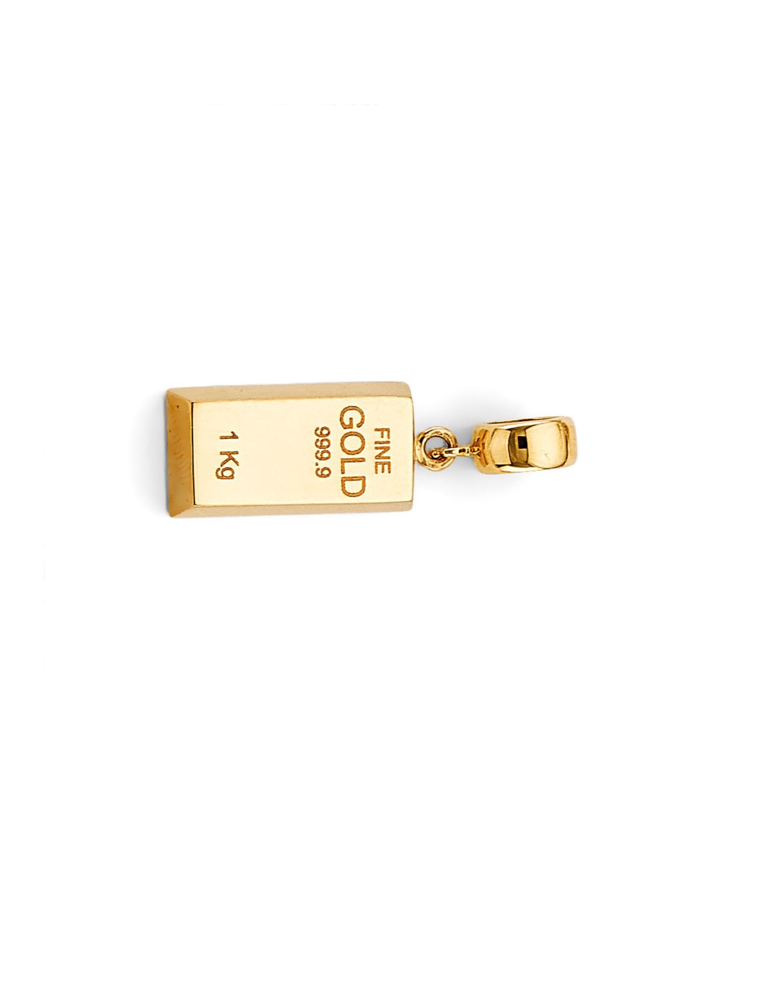 14KY GOLD BAR CHARM - 2