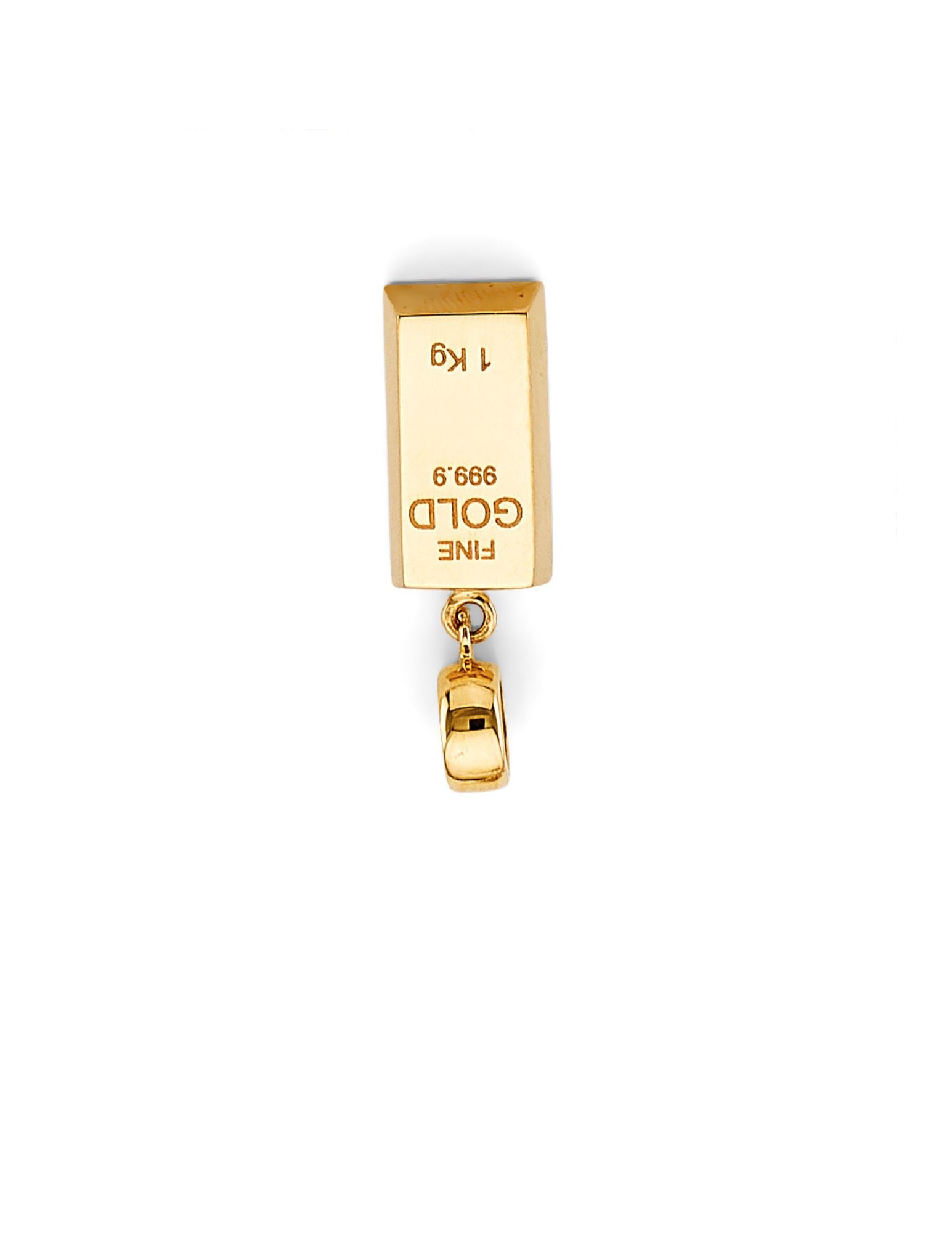 14KY GOLD BAR CHARM - 3